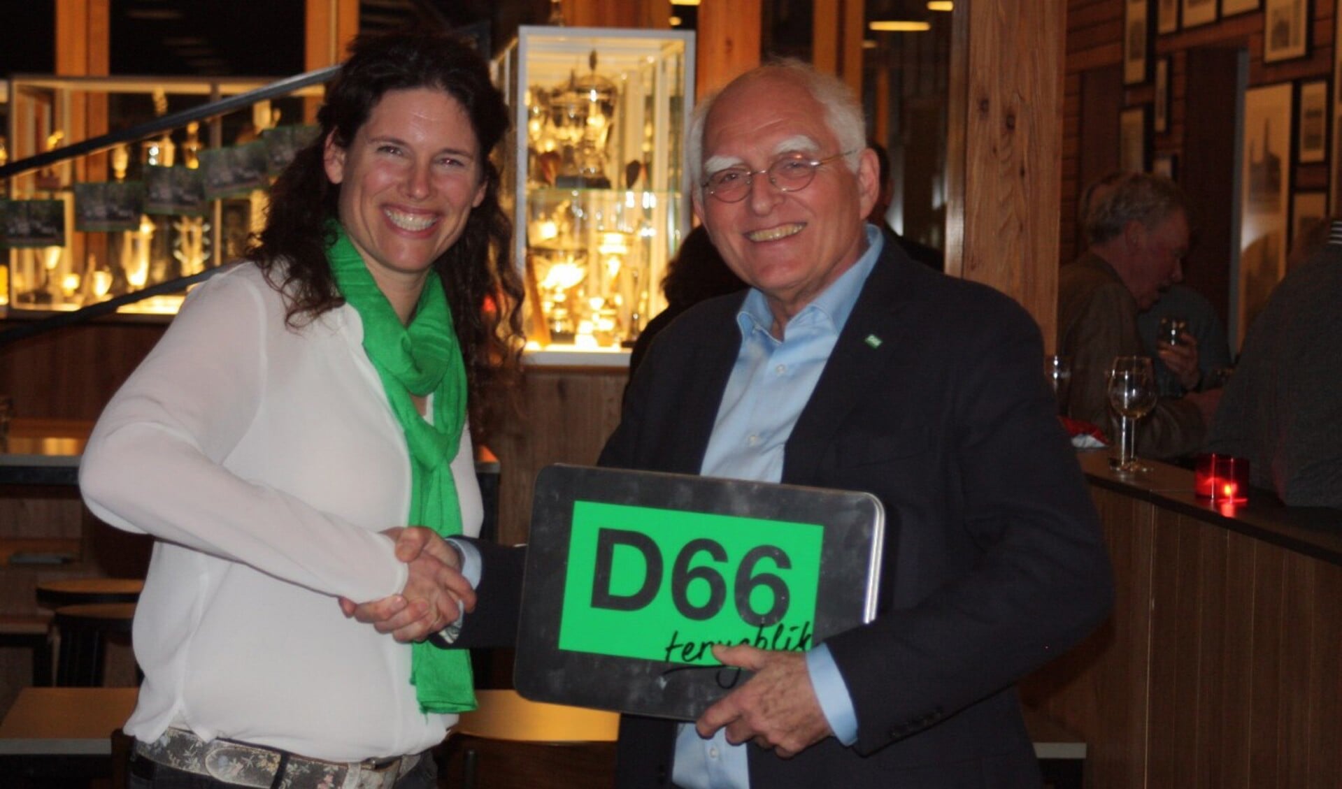 D66 vrijwilliger van het jaar Onno Gaarlandt. | Foto PR
