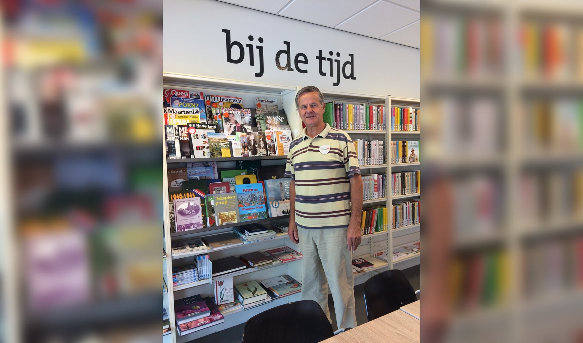 Kees den Elzen is vrijwilliger in de bibliotheek en bij de Historische Kring. Hij geeft drie leestips over historische boeken. 