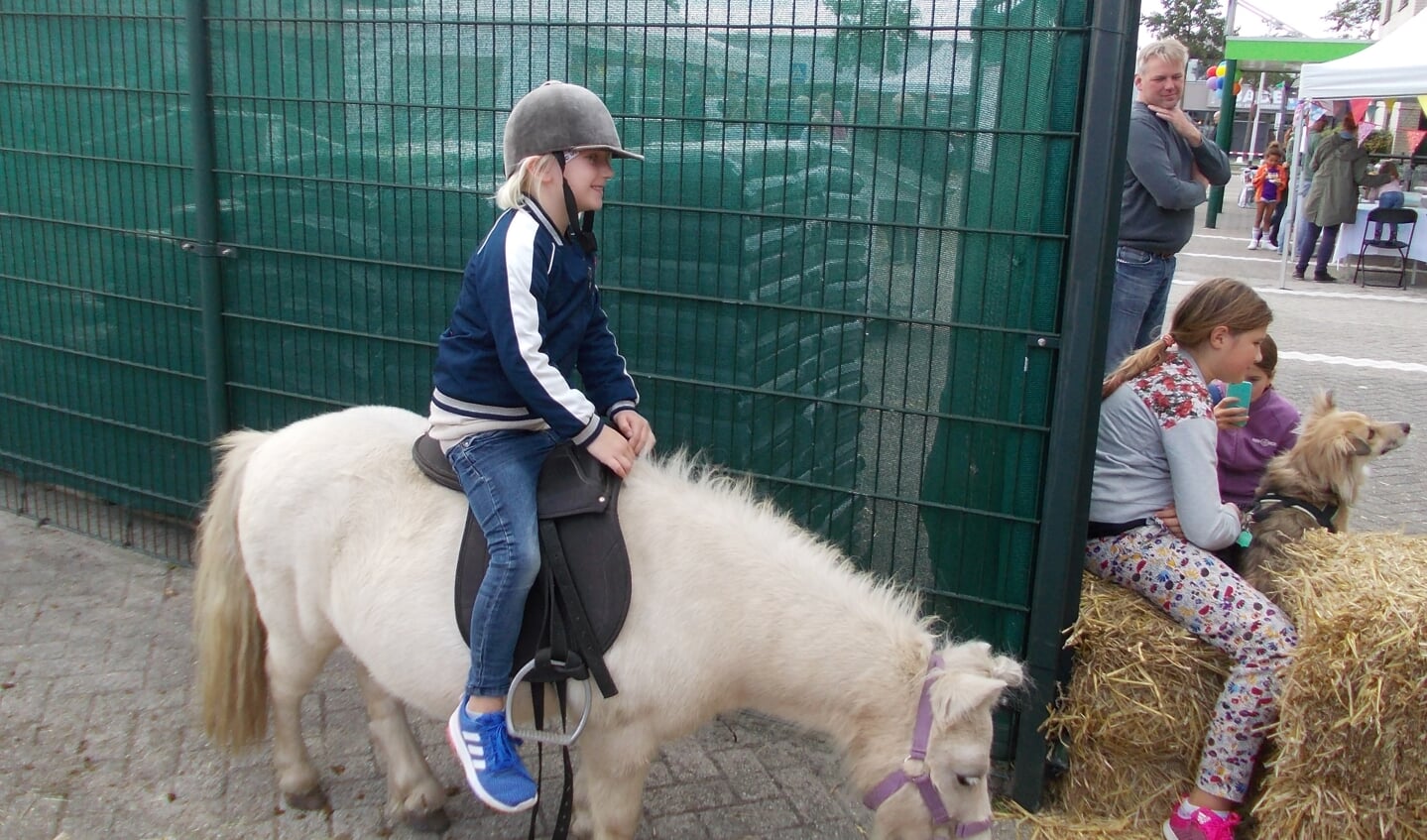 Een ritje maken op een pony kon ook. | Foto's: Piet de Boer