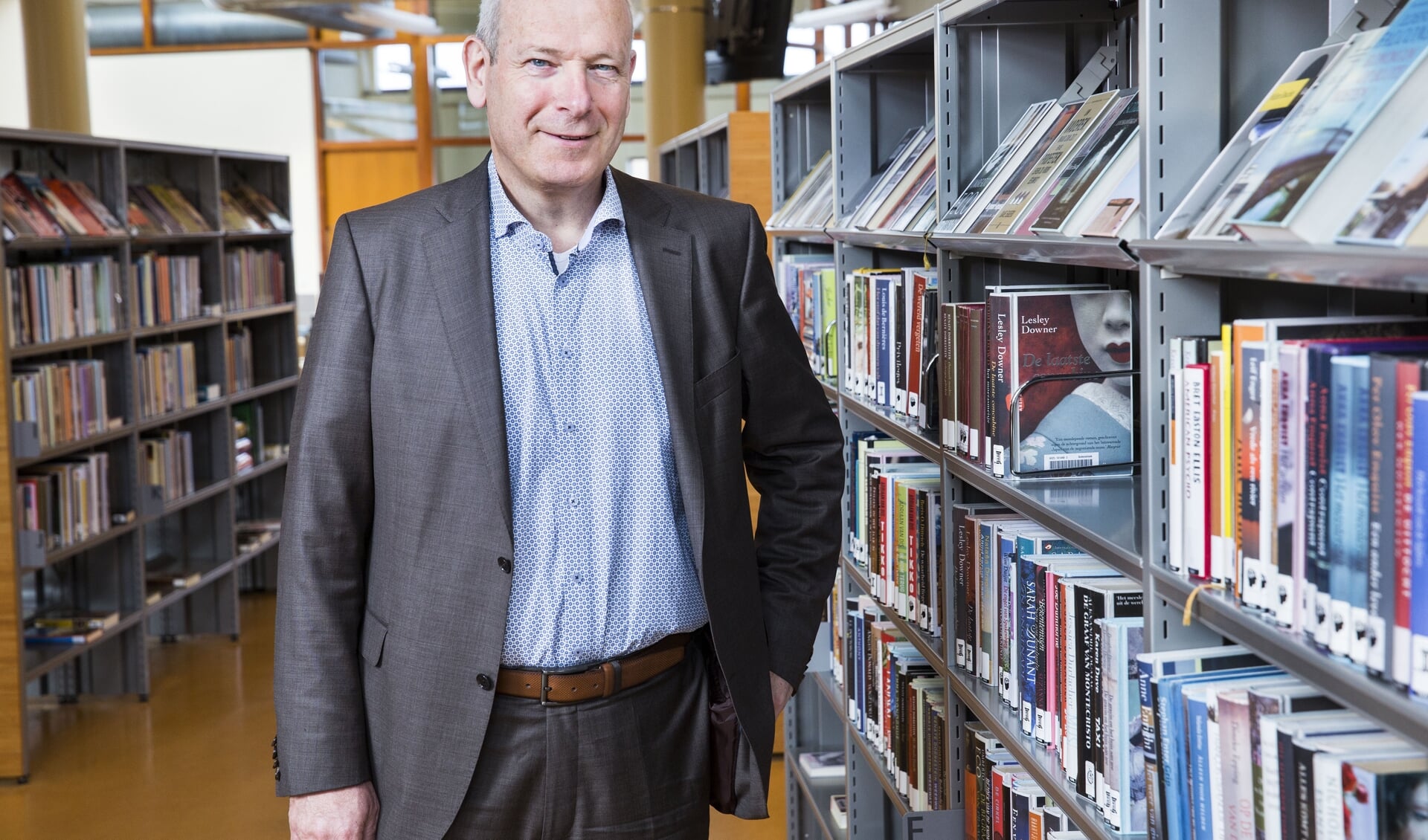 Hans Portengen, directeur van Bibliotheek Bollenstreek.