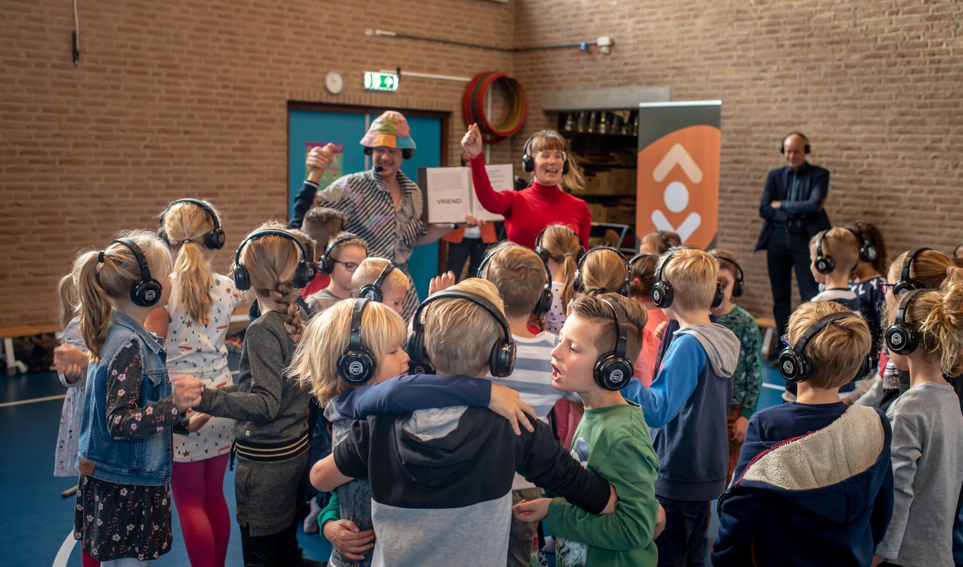 Leerlingen doen zelf mee in het verhaal van Lieve Lieven. | Foto: pr./Arjan van der Zwart