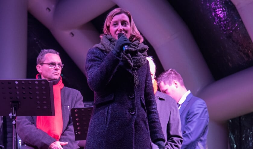 Esther de Paauw nam het initiatief voor Kerstnacht in de Houtkamp en ging vier keer voor in deze dienst.