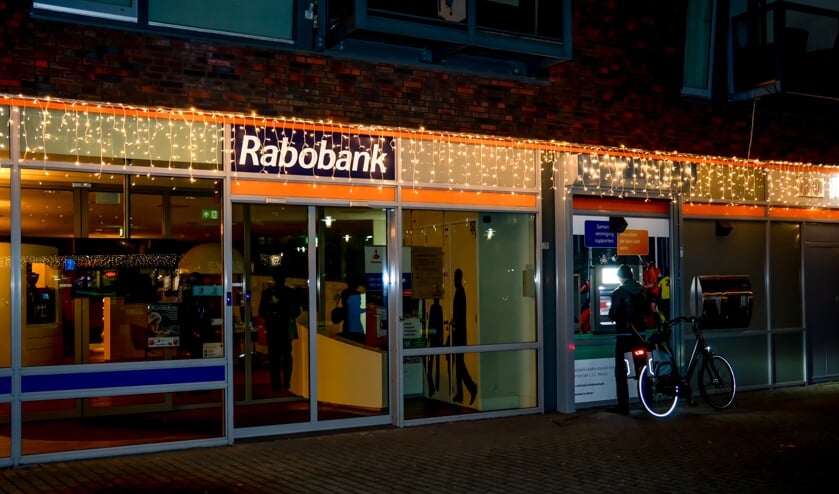 De Rabobank aan de Van Diepeningenlaan in Leiderdorp.  