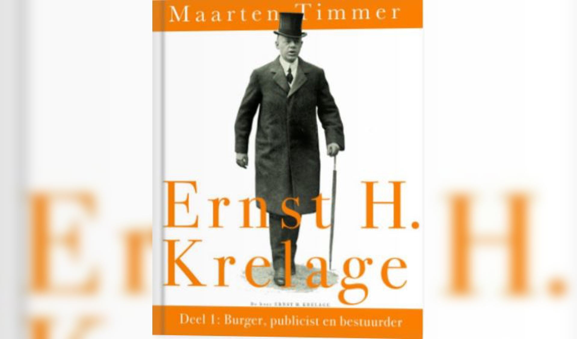 De voorkant met Ernst Krelage van deel 1 van het boek.