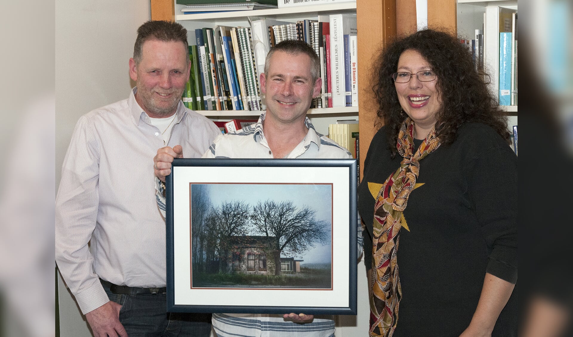 Vanaf links: Gerard van der Post, Tony Whelan en Jacolien van der Valk. | Foto: pr
