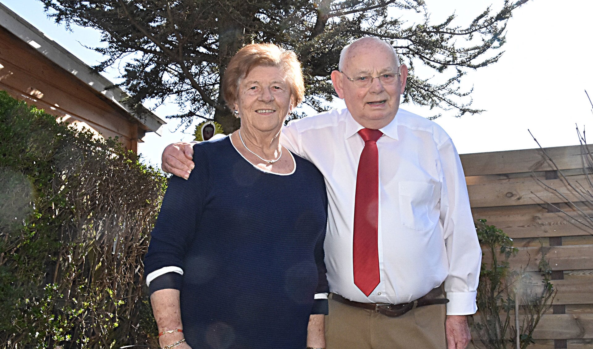 Huig en Jannie Haasnoot-Kuijt vierden hun 60-jarig huwelijksjubileum. | Foto en tekst: Piet van Kampen