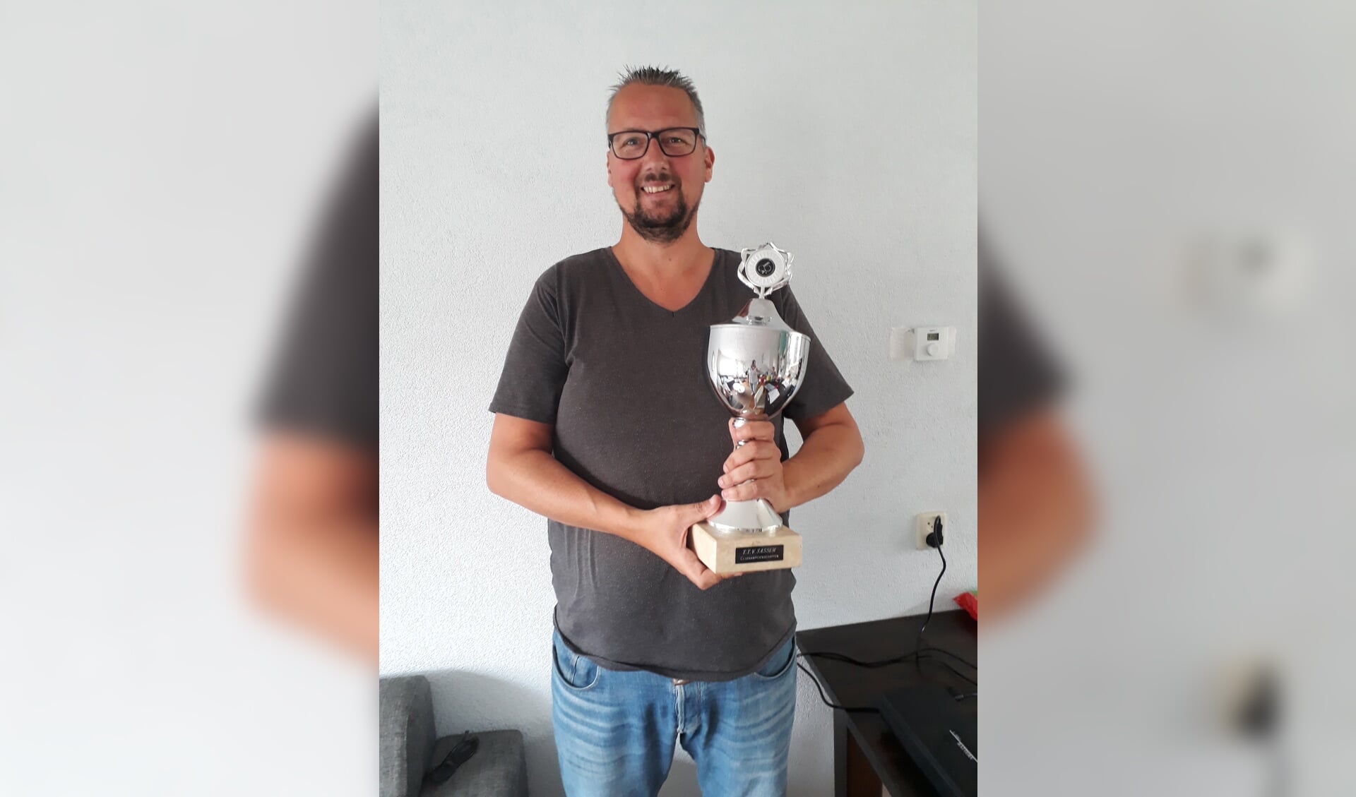 Jaap Meiland wint voor de achtste keer het clubkampioenschap van TTV Sassem. | Foto: pr.