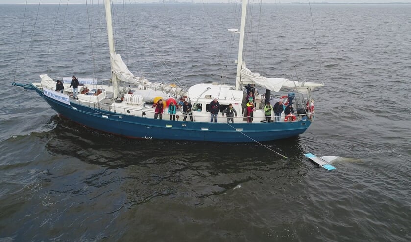Oegstgeestenaar Karl Beerenfenger is expeditieleider van een 22-daagse zeilexpeditie naar Denemarken om bewustwording te creëren over de plastic soep. | Foto PR