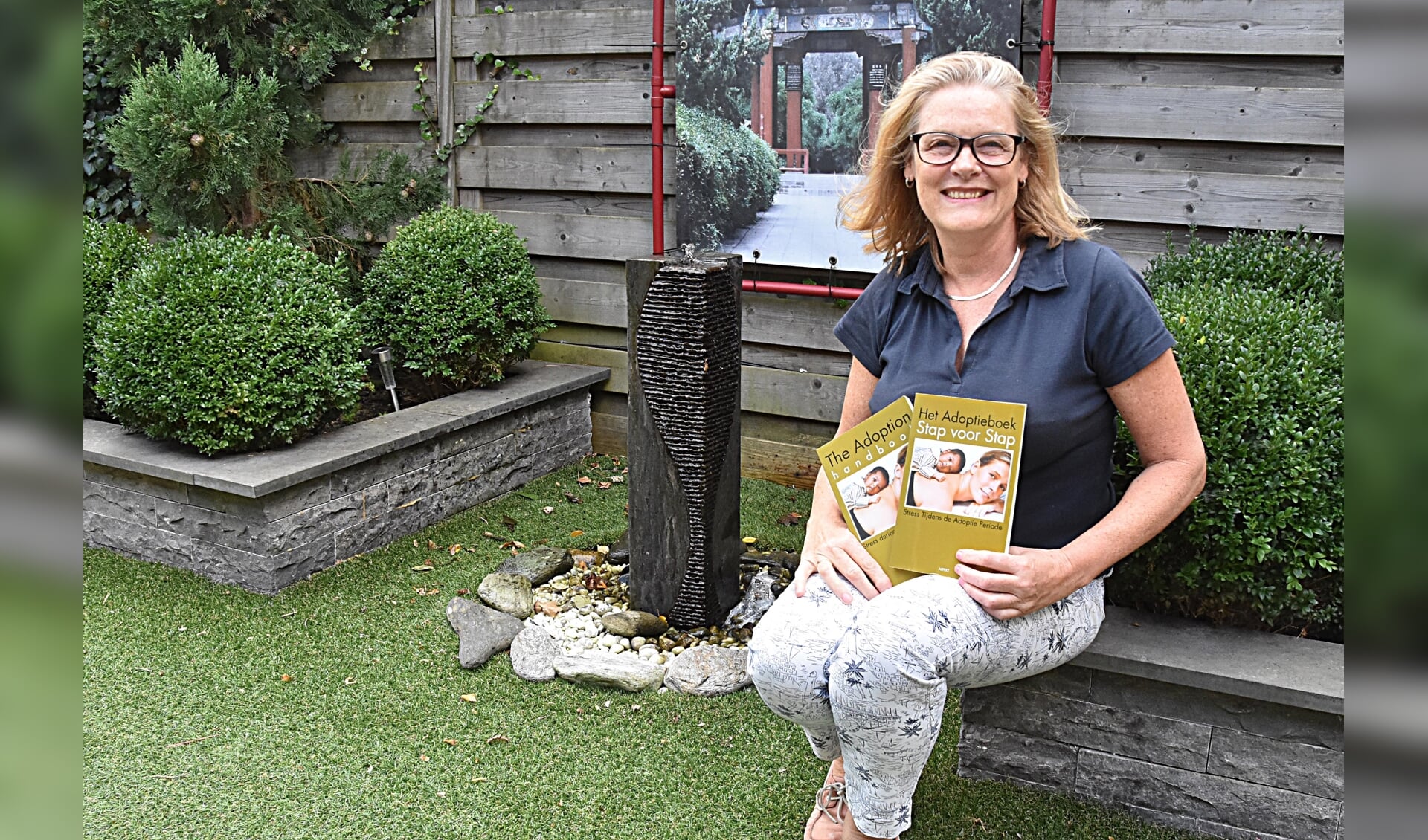 Geeri Bakker brengt voor het eerst zelf haar boeken op de markt. | Foto