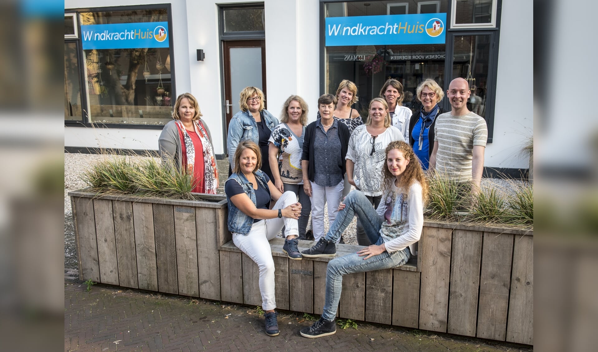 Het team achter het Inspiratie Festival in het Windkrachthuis. | Foto: PR