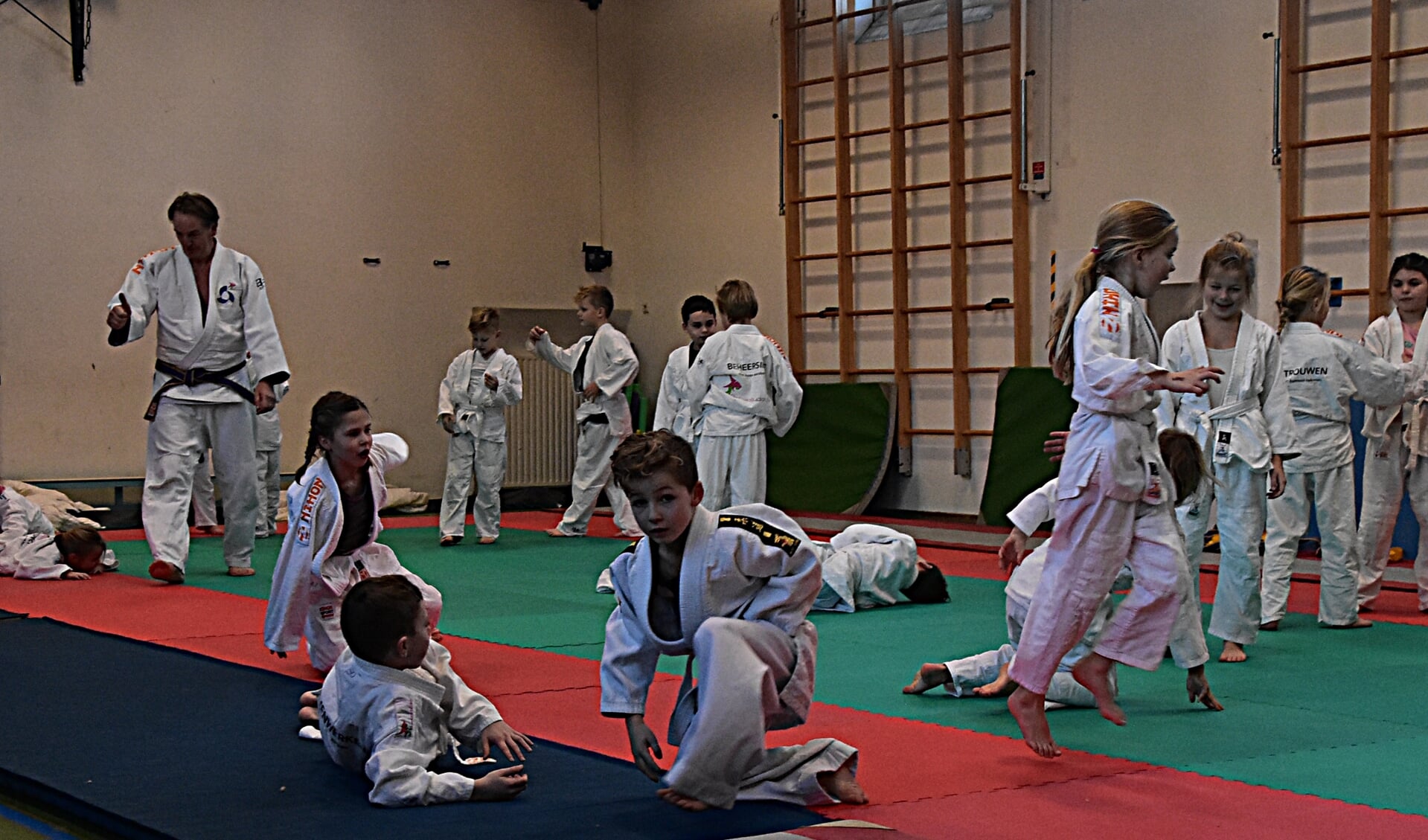 De Christelijke Opleidingsschool biedt als eerste in Katwijk judoles. aan. | Foto: Piet van Kampen