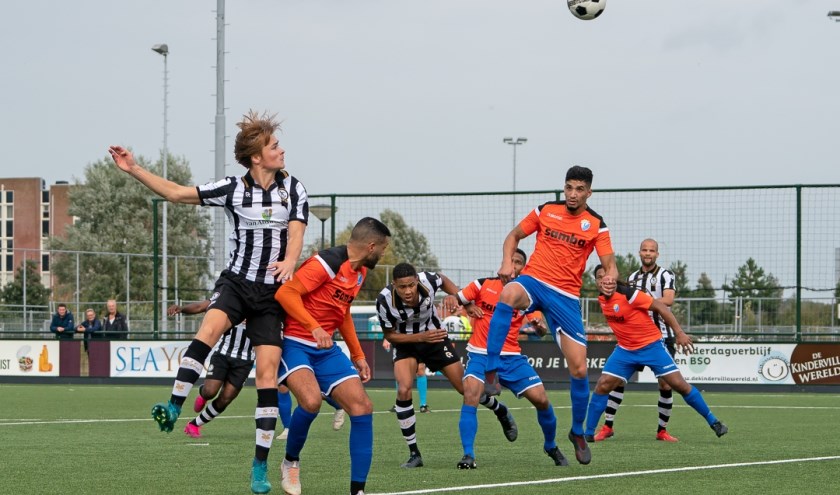 Verdediger Nick Lim was in Bussum goed voor de tweede treffer van SJC. | Foto: Archief