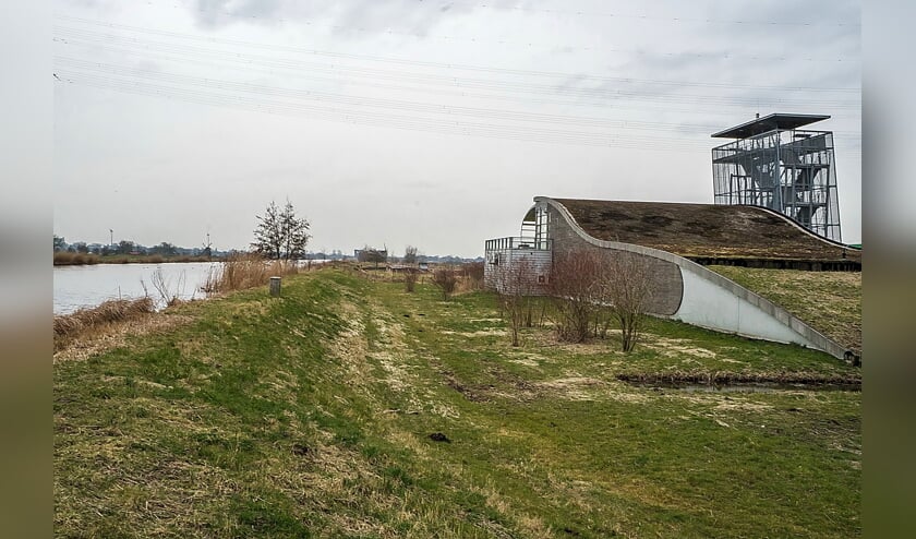 Het voormalige A4-informatiecentrum dat tot voor kort nog in gebruik was door TenneT. | Archieffoto: J.P. Kranenburg