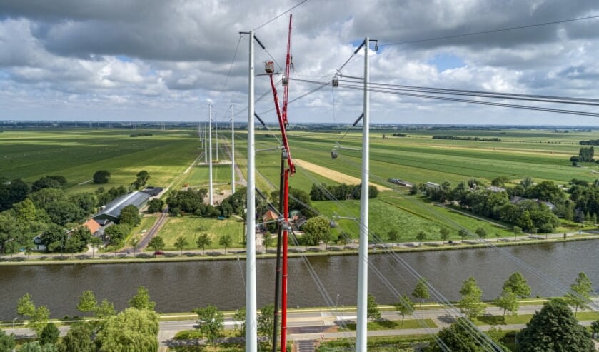 Impressie Randstad Noordring bij de Ringvaart in de Haarlemmermeer.