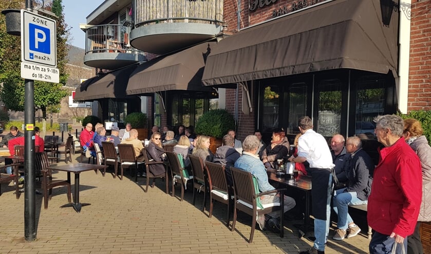 Tijdens het Hillegoms Bokbier Event in 2018 waren de terrassen steeds goed gevuld.