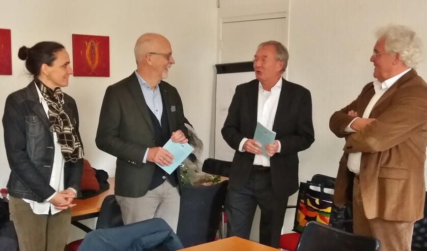 Willemien Timmers, Arjan de Kok, Koos van der Bruggen en Cor van Beuningen.