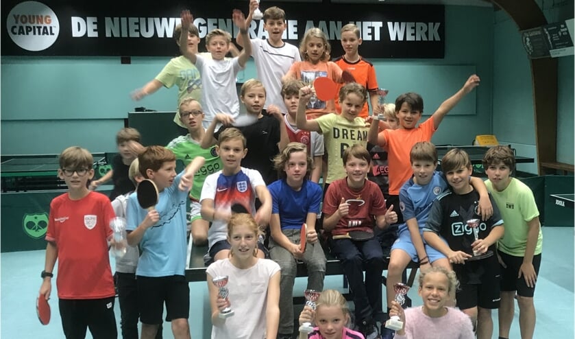 De winnaars uit groep 7 en 8.