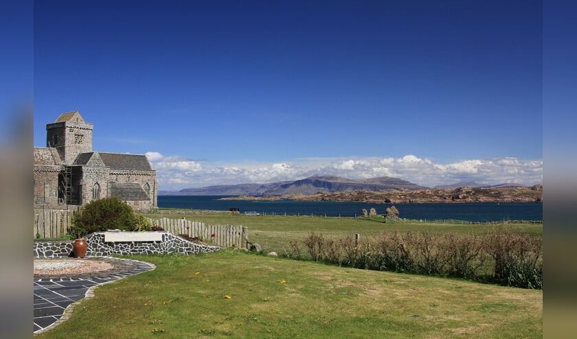De abdij op het eiland Iona.