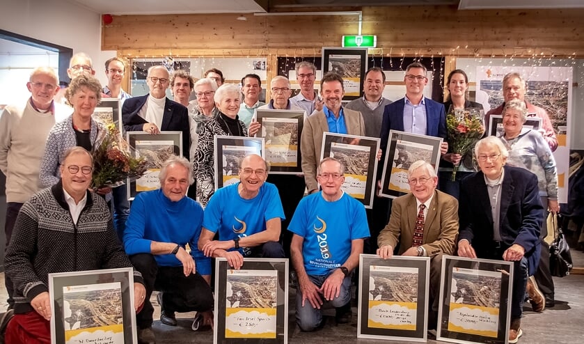 Alle gelukkige ontvangers bij elkaar.