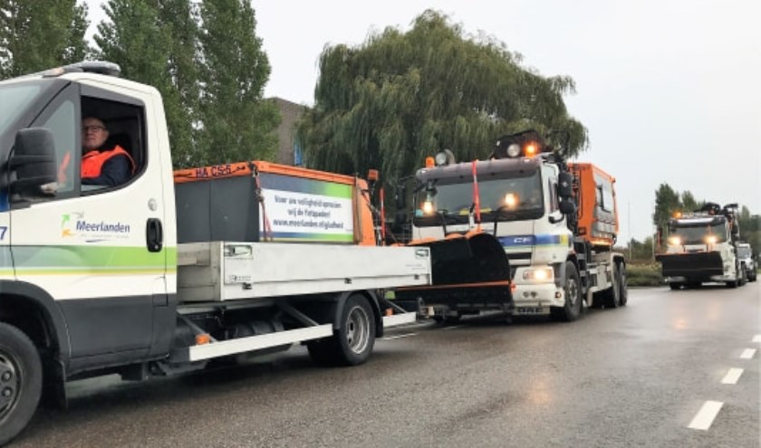 De routes zijn getest, het strooizout is aangevuld, laat de winter maar komen.