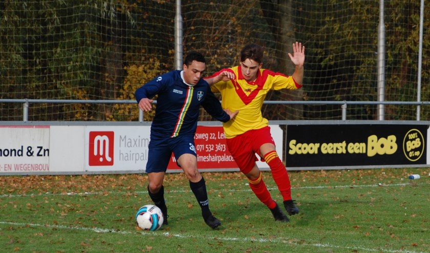 Xavi Noltenius scoorde het enige doelpunt. | Foto en tekst: Trudy vd Berg.