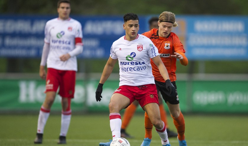 Sabir Achefay zette de 1-2 op het scorebord. | Foto: OrangePictures