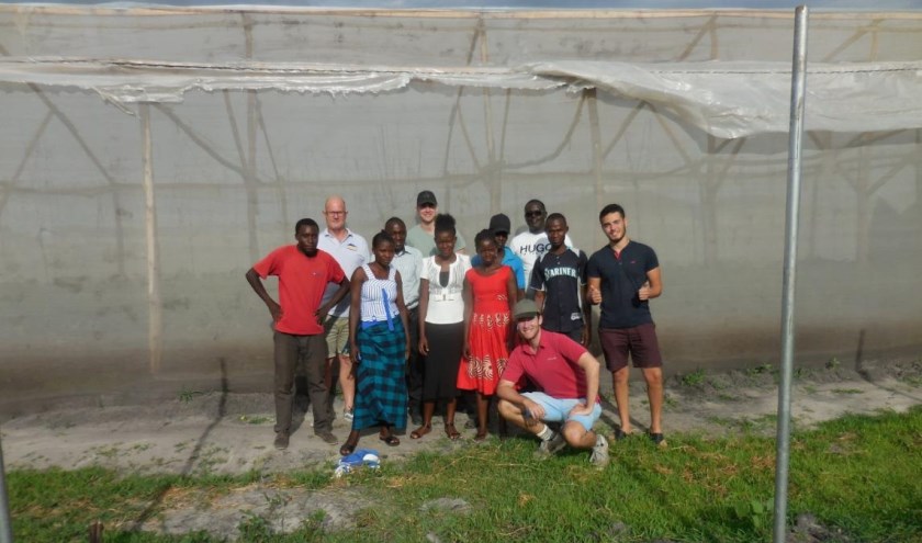 De belangrijkste activiteit van de studenten is een duurzaam koelhuis bouwen. | Foto: PR