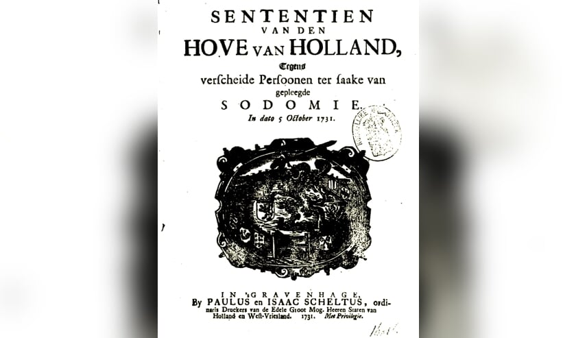 Het vonnis voor Van Loenen en 34 anderen.| Foto: Google books.