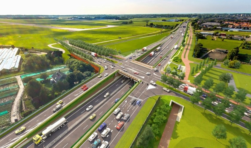 Impressie van de toekomstige Tjalmaweg.