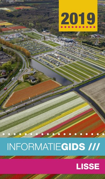Voorkant van de huidige informatiegids Lisse, die momenteel vernieuwd wordt.