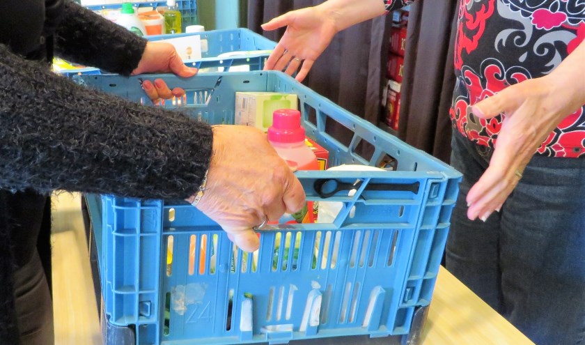 Zo'n 40 huishoudens maken wekelijks gebruik van de Voedselbank. | Foto: PR