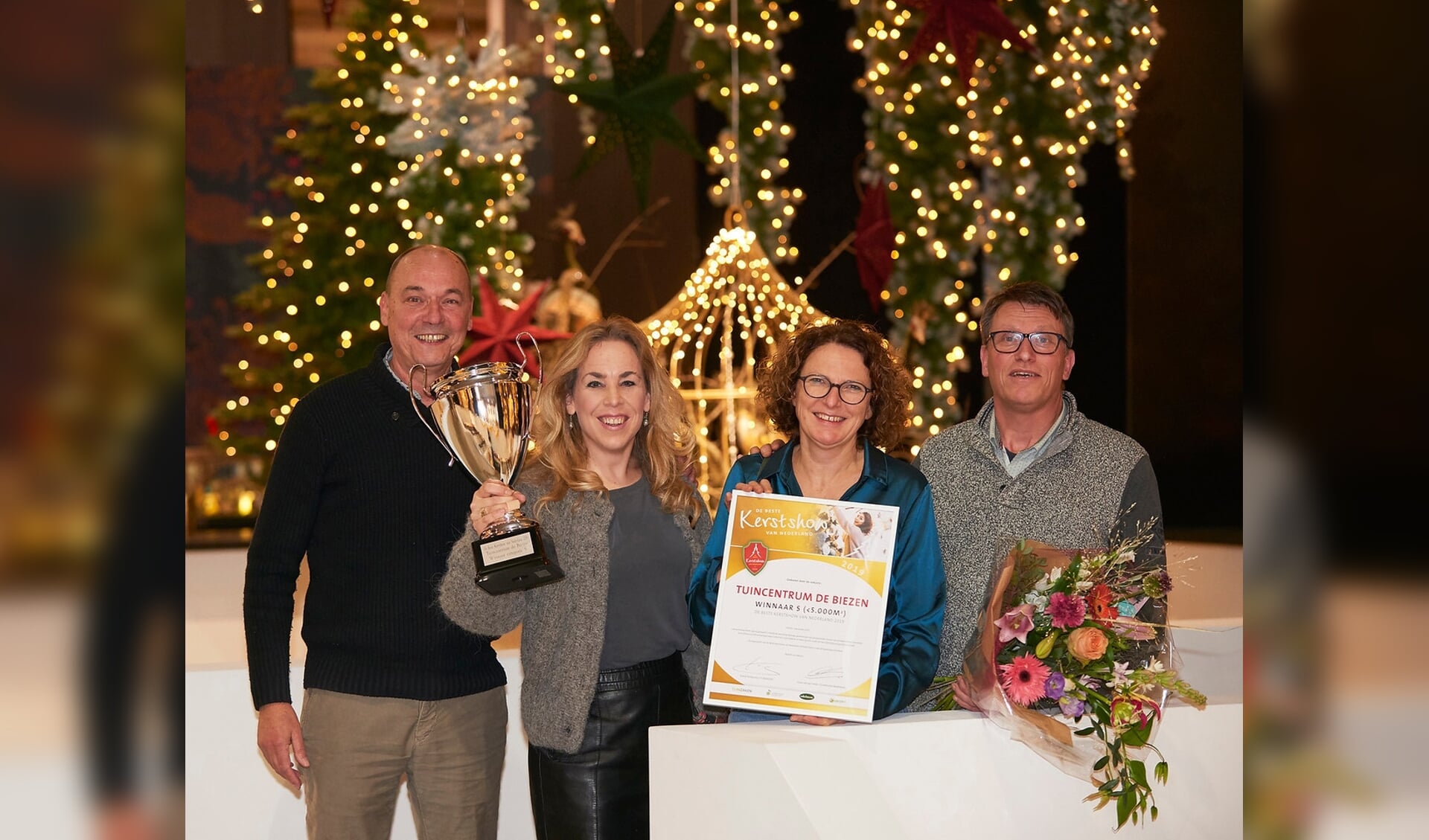 copyright Fred Roest, fotografie voor TPK Media en Tuinbranche Nederland, winnaars Beste Kersshow 2019, winnaar categorie S Tuincentrum de Biezen