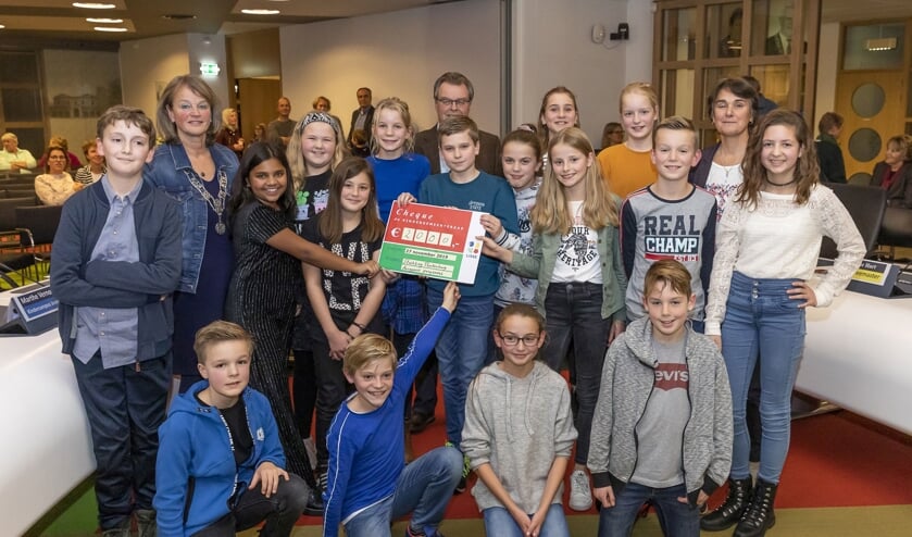 De kindergemeenteraad van Lisse 2019.