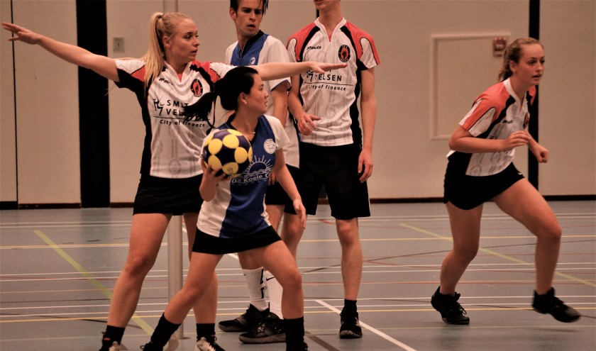 Min-Zi van Mackelenberg scoorde haar eerste punten in het shirt van Fluks. | Foto: PR