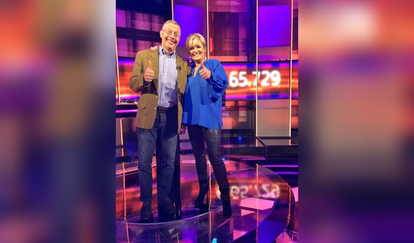 Ruud (60) uit Oegstgeest wint 65.729 euro bij 'Postcode Loterij Eén tegen 100'.