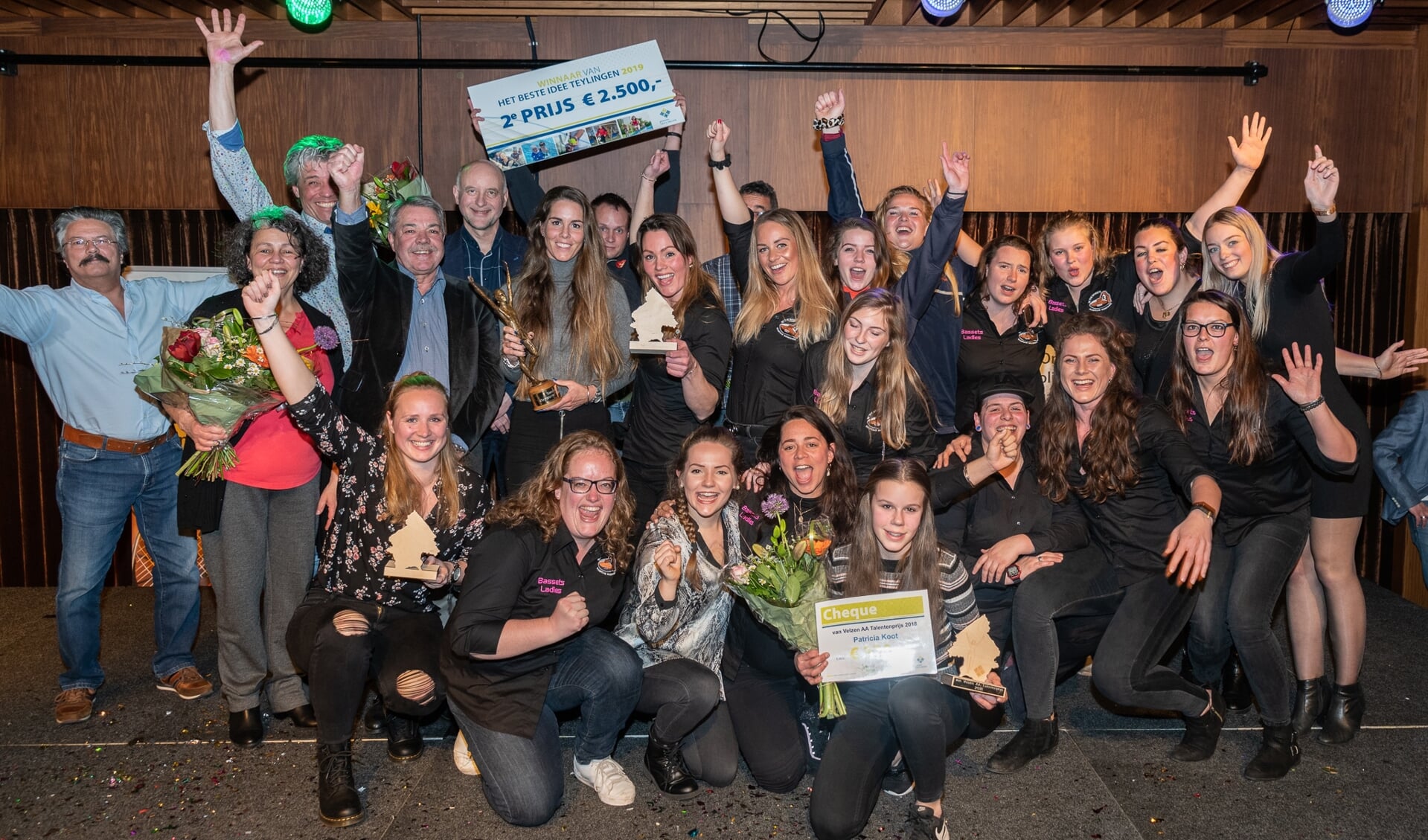De winnaars van de Sportprijzen Teylingen 2018 en Het Beste Idee. | Foto: René van Dam