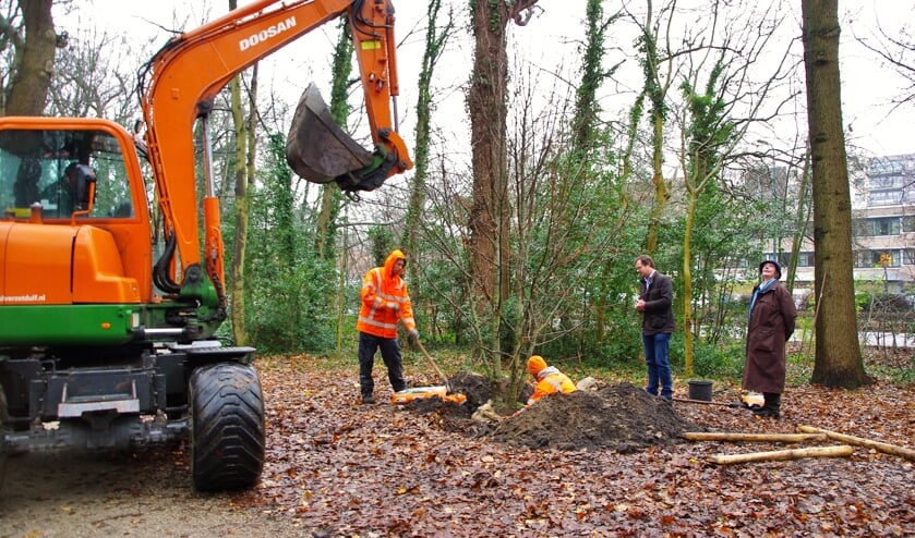 In december 2019 werden in het Bos van Wijckerslooth bomen geplant. | Foto Willemien Timmers