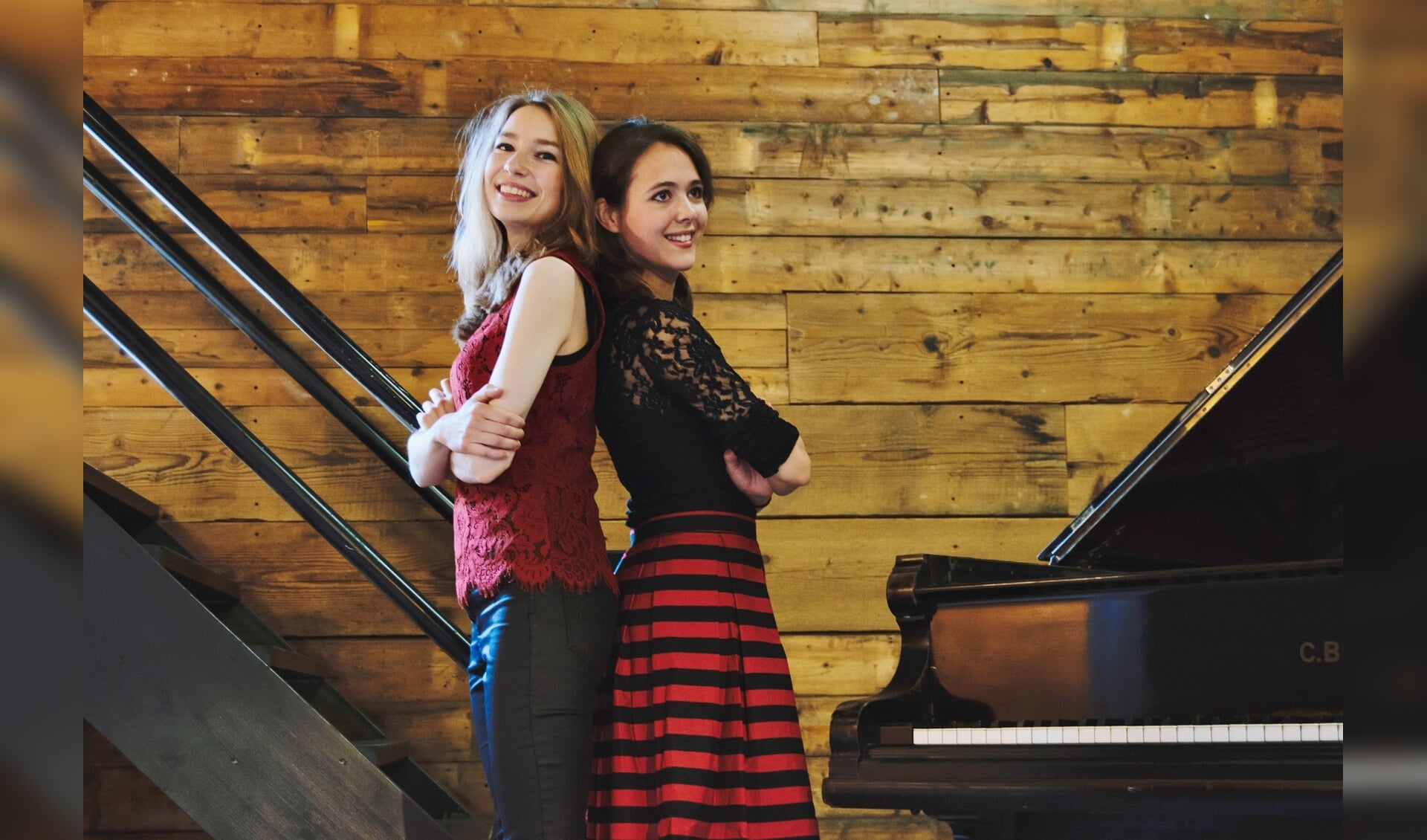 Elsbet Remijn en Claudette Verhulst vormen het pianoduo Beth & Flo.