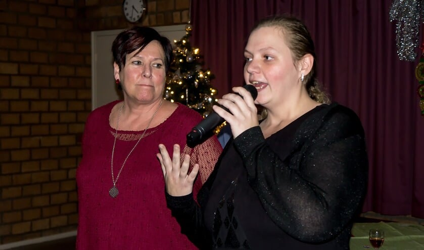 Voorzitter Daniëlle Melissen van Buurtvereniging Zijlkwartier tijdens de nieuwjaarsreceptie van vorig jaar.