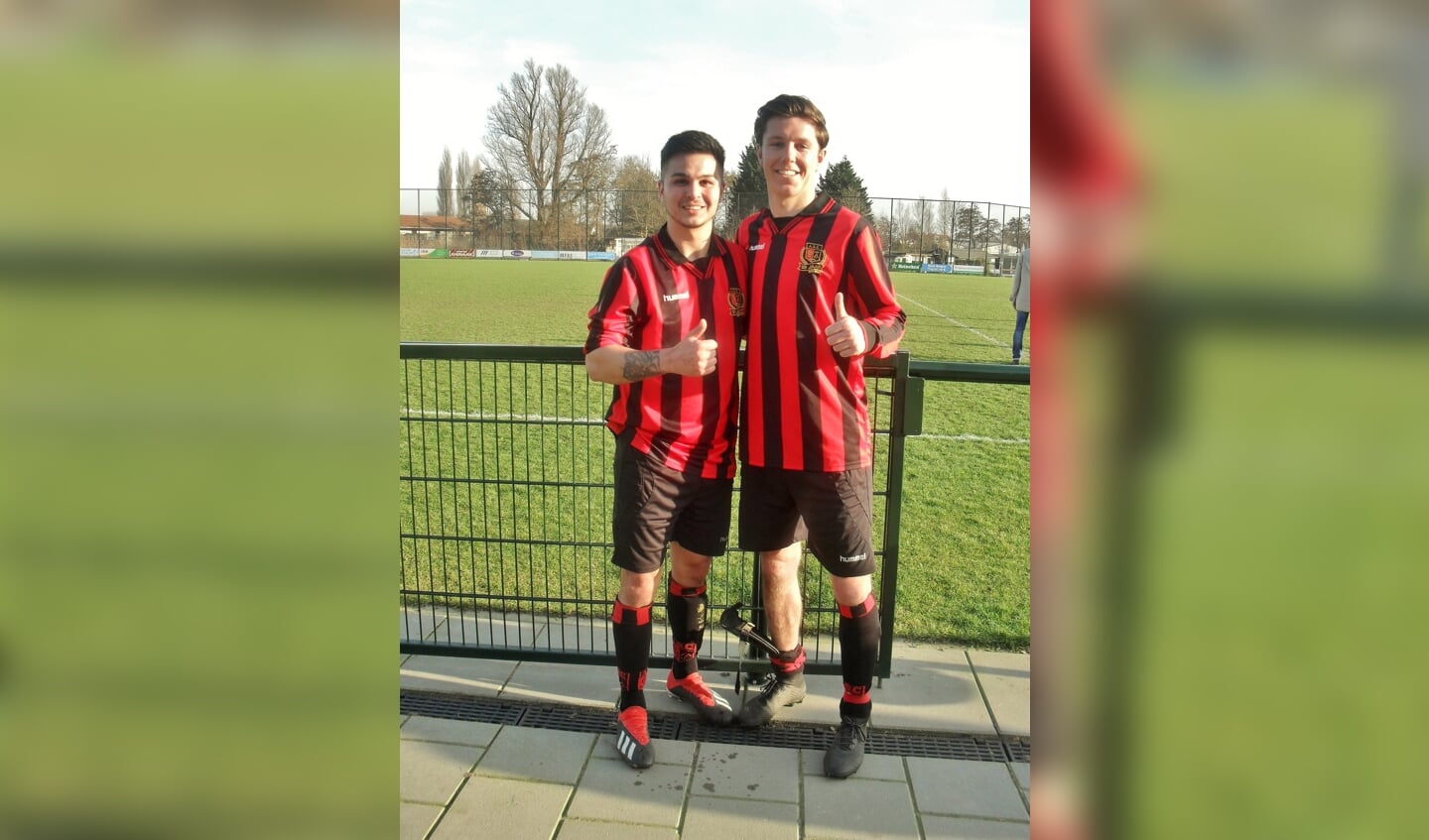 Ilker Kalcar (l) en Jelle Schouten (r) waren trefzeker voor ASC. | Foto Wim van Tuijl