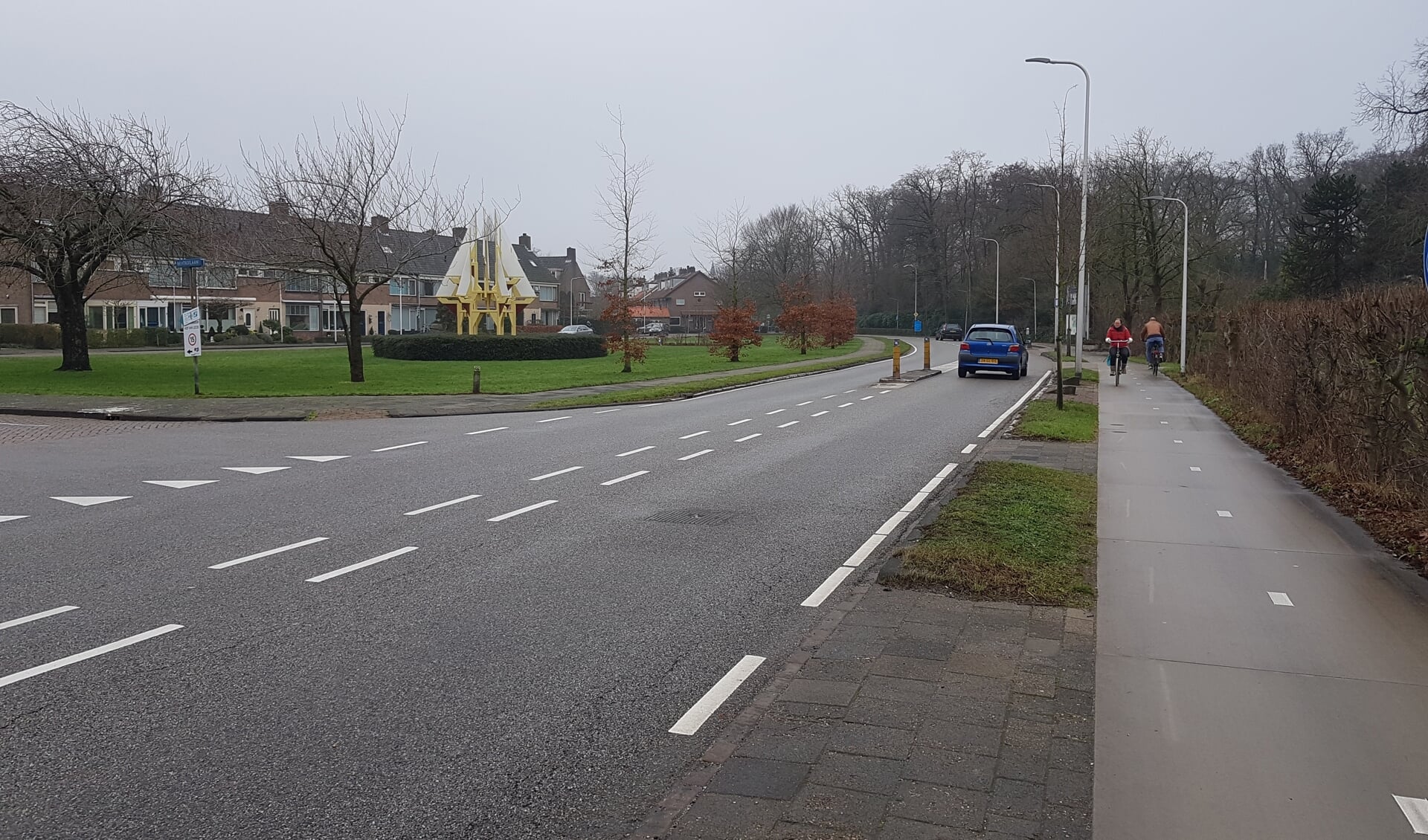 B&W kiest voor een adviessnelheid tussen de Beatrixlaan en de Laan van Oostergeest, terwijl de raad had gevraagd om een zelfhandhavende 30 km-zone. | Foto: archief 