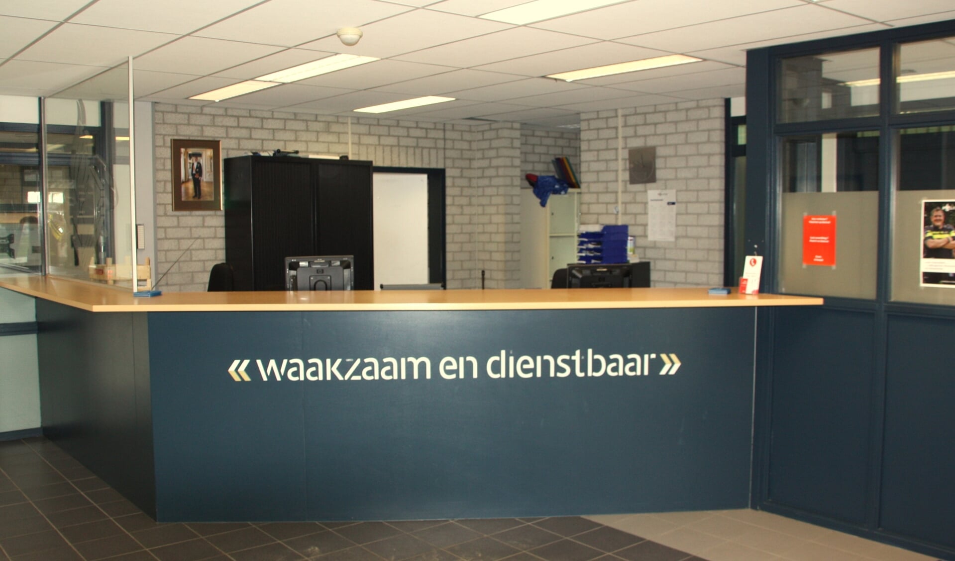 Zoals het er nu uitziet is er in de toekomst een leeg politiebureau in Noordwijk. | Foto: WS