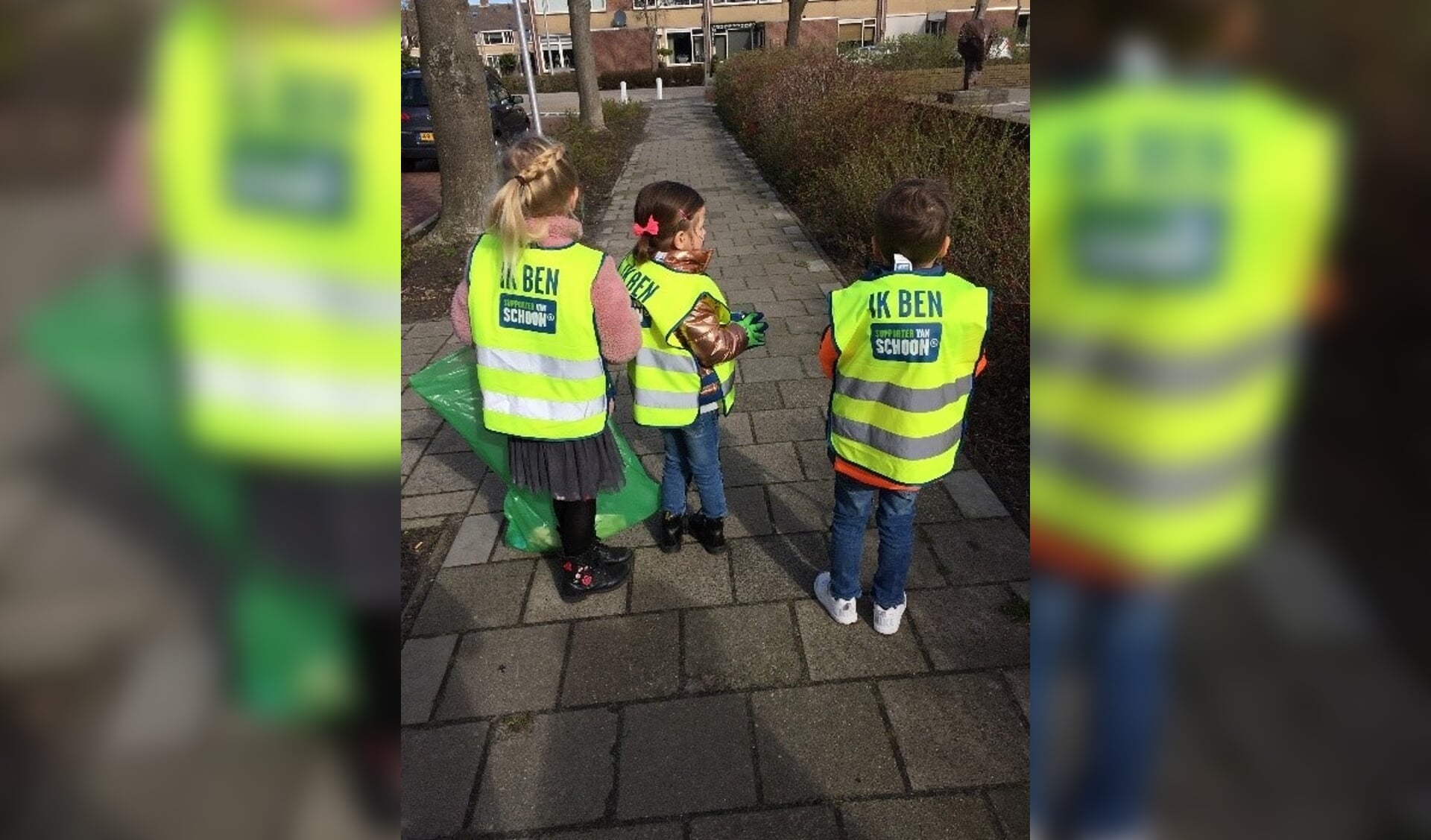 Leerlingen in actie voor NederlandSchoon.