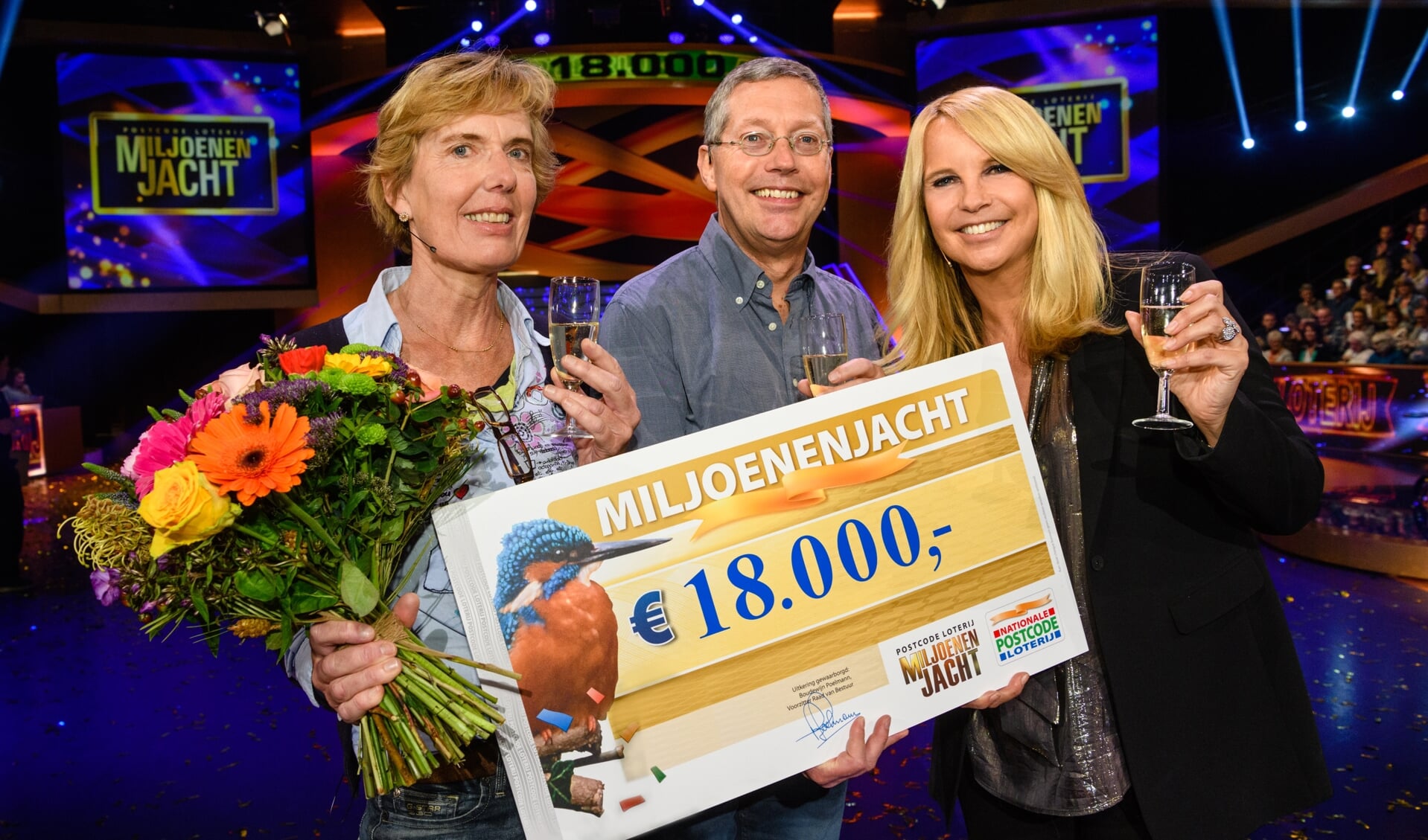 Ruud Hessing won 18.000 euro bij Postcode Loterij Miljoenenjacht. | Foto Roy Beusker Fotografie