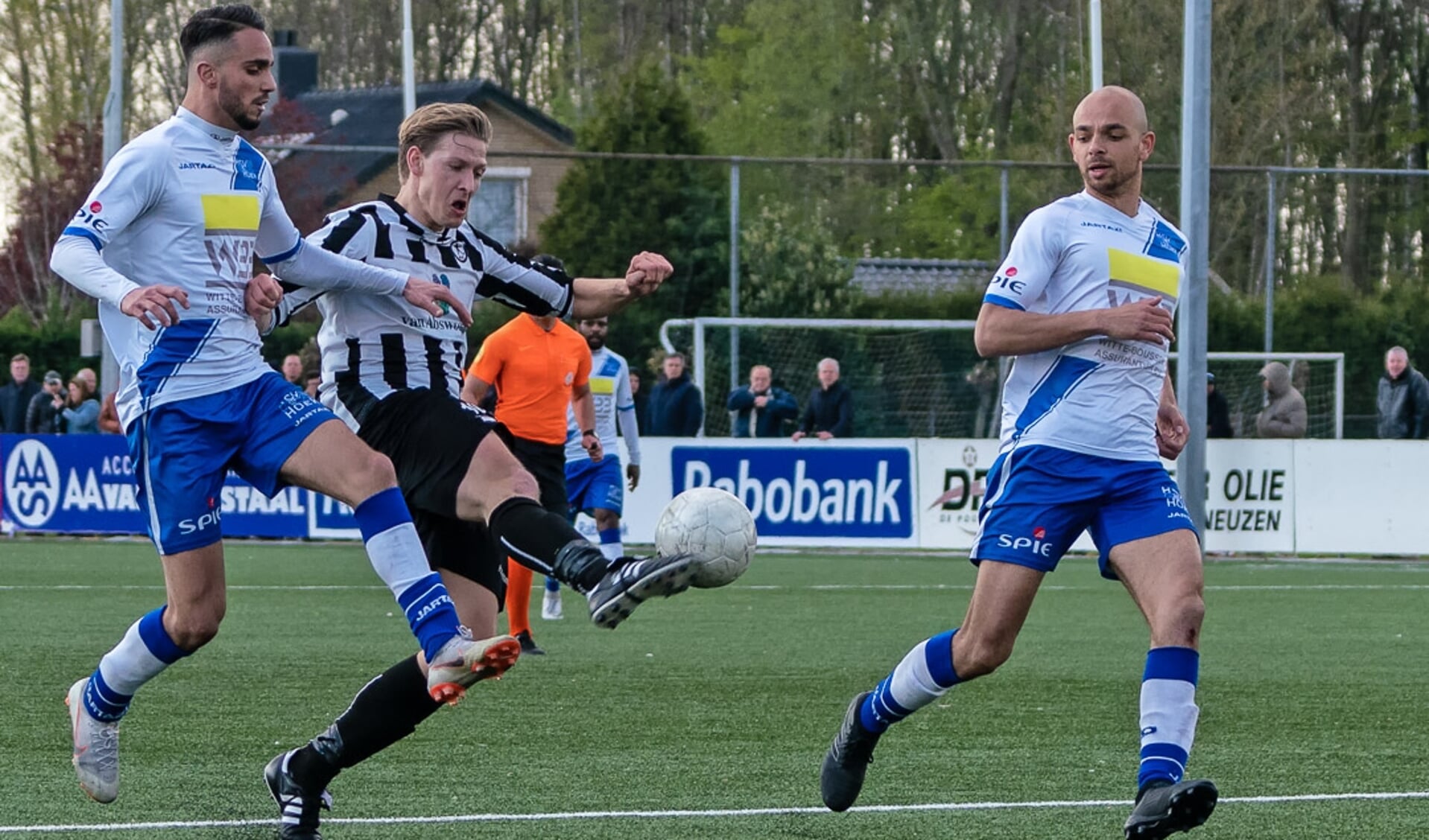 Rick van Dijk maakte het enige doelpunt voor SJC. | Foto: Johanna Wever