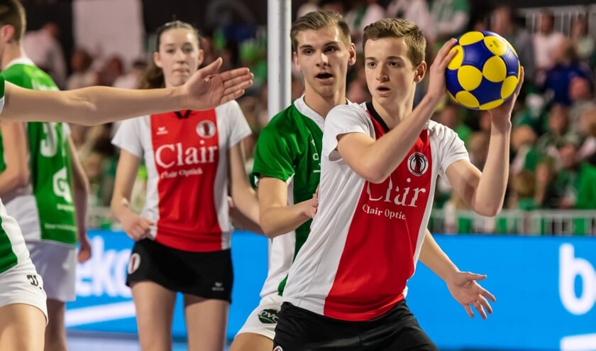Stan Olsthoorn valt goed in tijdens de finale. | Foto René van Dam