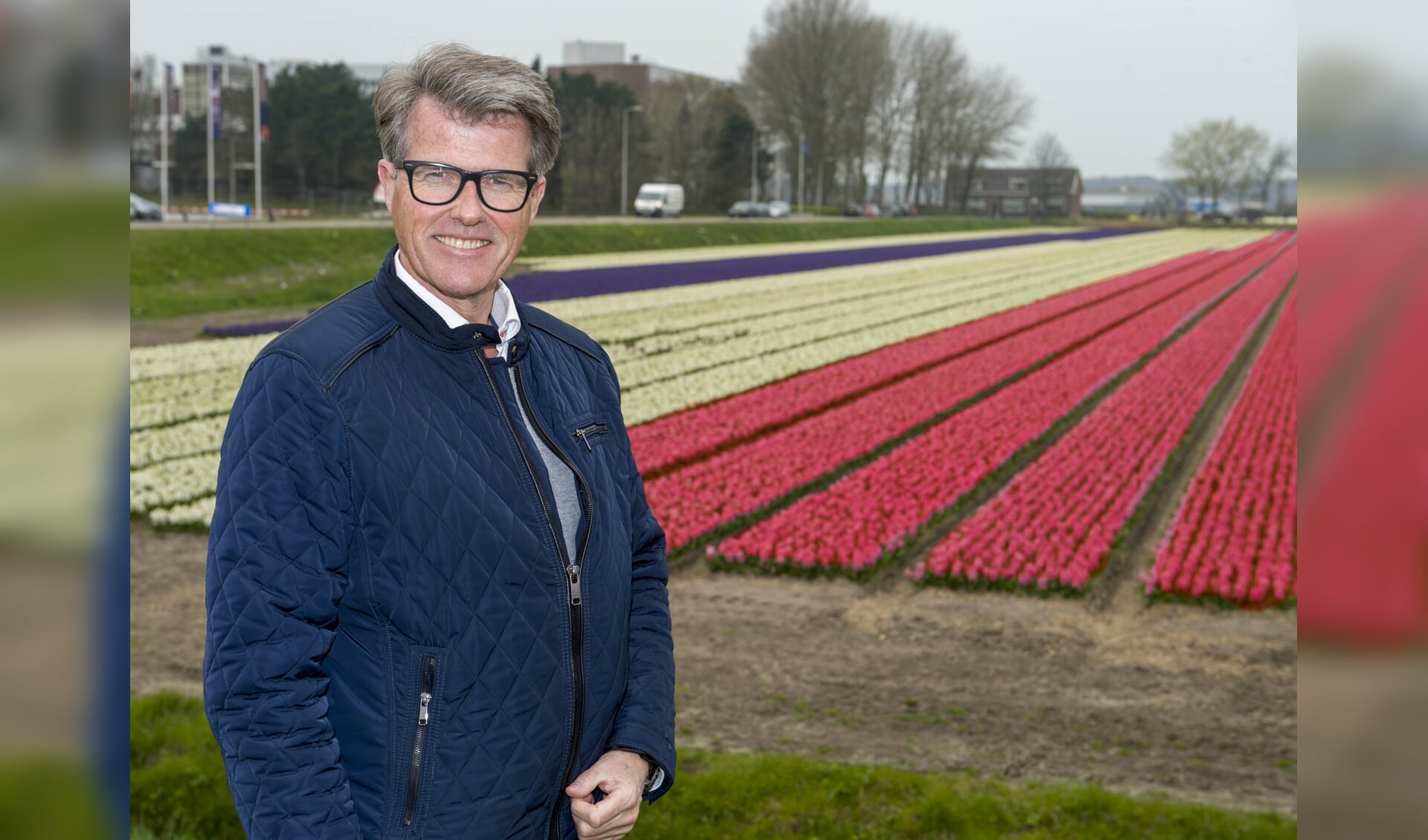 Willem Heemskerk, voorzitter van het Bloemencorso van de Bollenstreek.