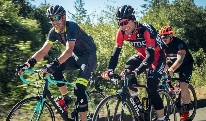 Foto ter illustratie. De IJs- en Skeelerclub Lisserbroek start een recreanten racefietsgroep, samen door het mooie landschap fietsen.