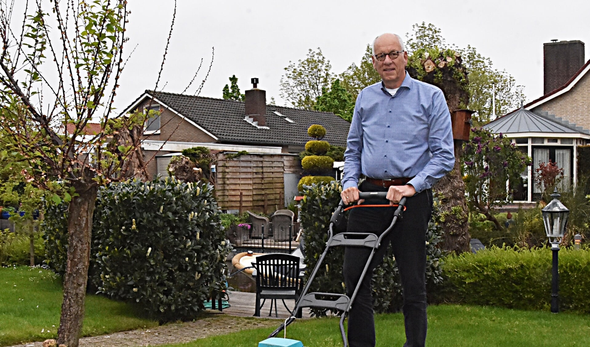 Gisteren nam Piet de Vries afscheid als Katwijk Marketingman. | Foto: Piet van Kampen