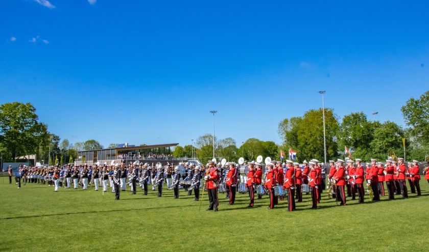 Alle bands bij elkaar.